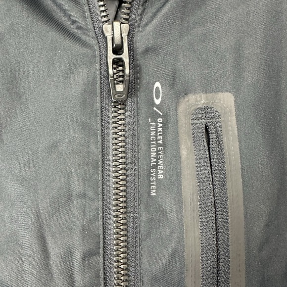 Oakley Men's City Performance Bomber Jacket Small Blue Full Zip Outdoor Casual - Picture 4 of 11